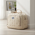 Cream Geometric Quilt Baby Bag BGG-1-34