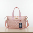 Pink Diamond Quilt Baby Bag BGG-102B