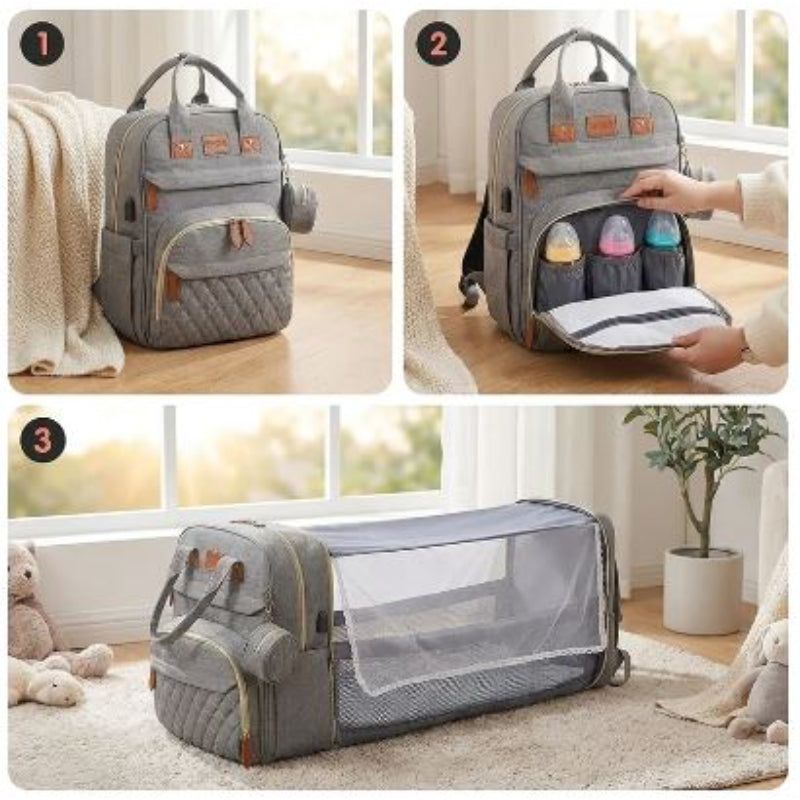 BABY BAG & BED 2 IN 1