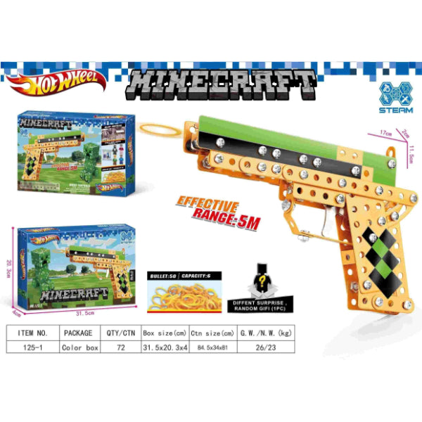 DIY Metal Toy Blaster Construction Set