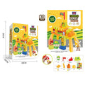 30-Piece Farmer Building Blocks Activity Table