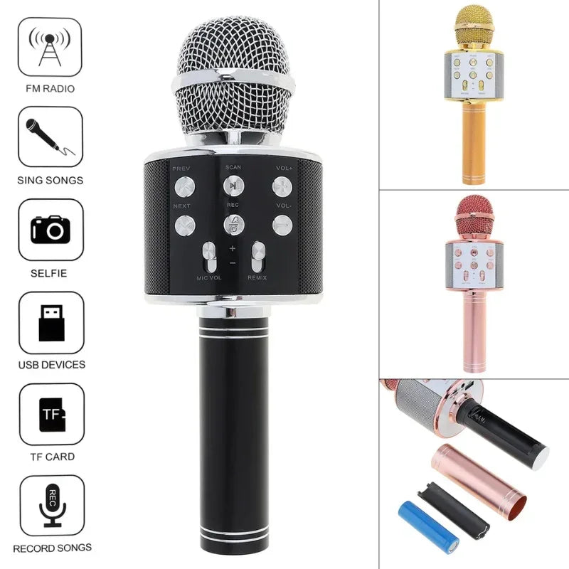 Wireless Karaoke Microphone with HiFi Speaker