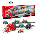 Power Joy Vroom Vroom Trailer Car Set 6 Pcs