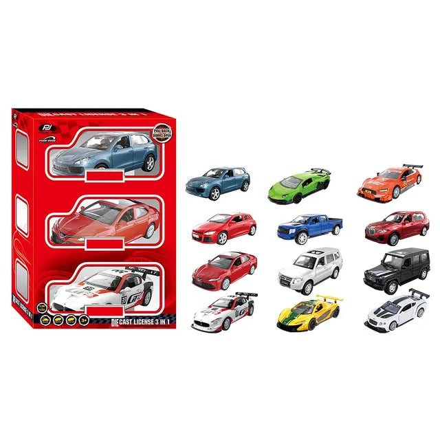Power Joy Power Joy V.Vroom Diecast Licensed 3In1 1/43 (Styles Vary)