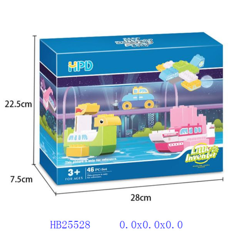 46-Piece Little Inventor Building Blocks Set