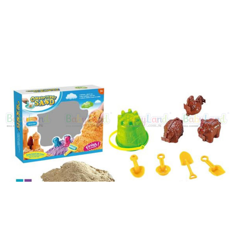 Modelling Sand Play Set with Bucket and Moulds