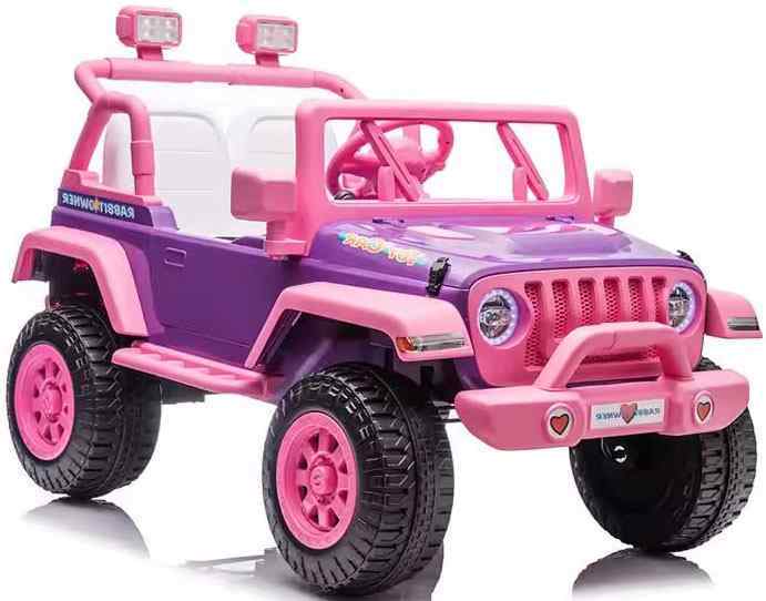 Pink Kids Electric Ride-On Jeep - 617