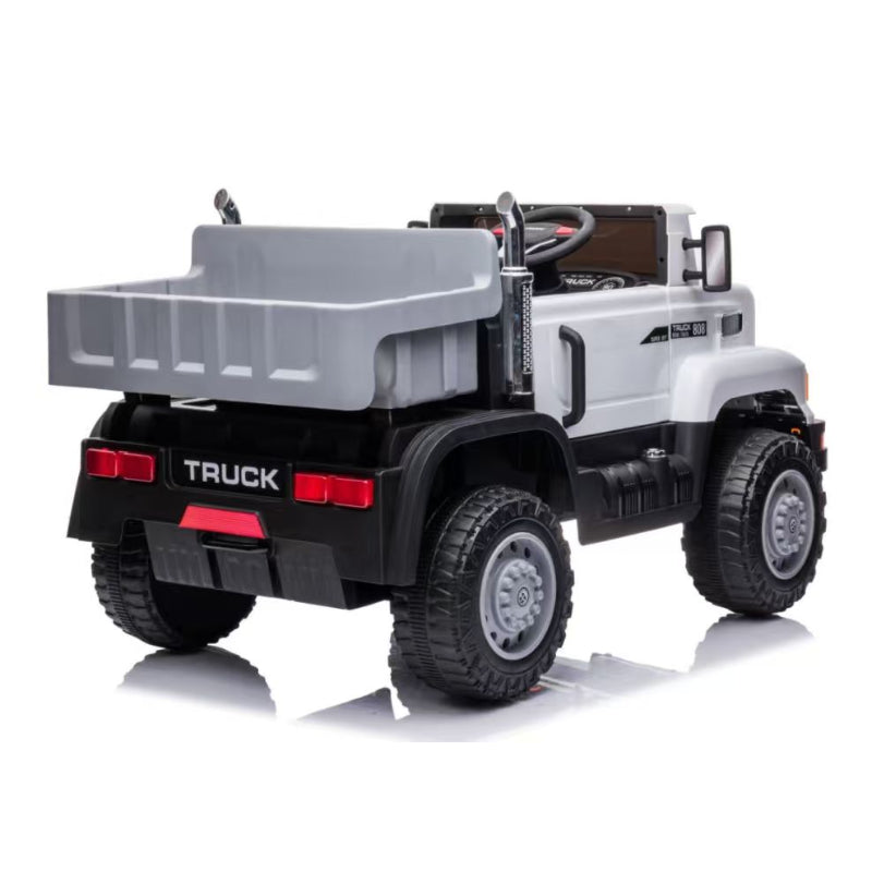 Kids Battery Ride-On Dumper Truck White JEP-6199