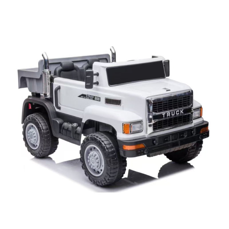 Kids Battery Ride-On Dumper Truck White JEP-6199