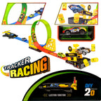 Tracker Racing Set – 360° Rotation Loops Car Track