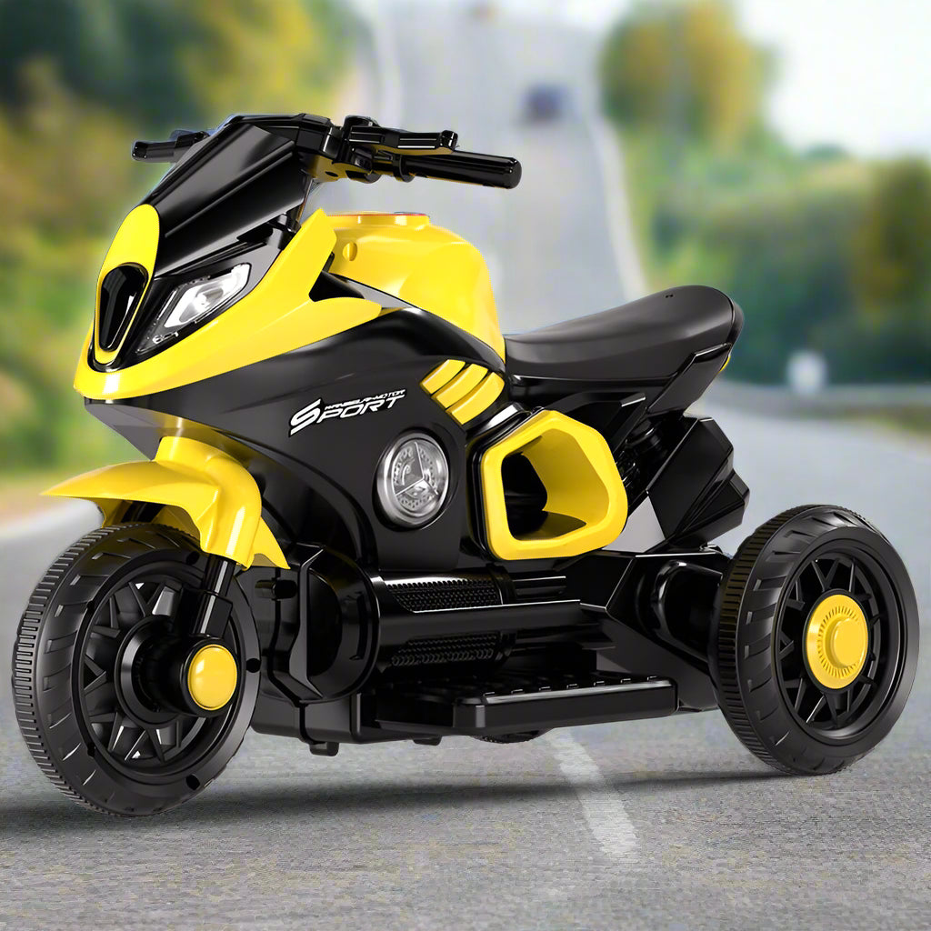 Kids Battery Ride-On Motorbike with Music MB-6188WBL