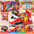 Kids Train Ride-On and Parking Playset PC-2015555
