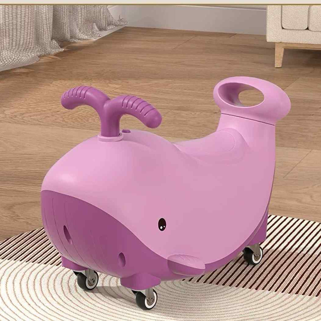 Kids Green Whale-Style Ride-On PC-007BT