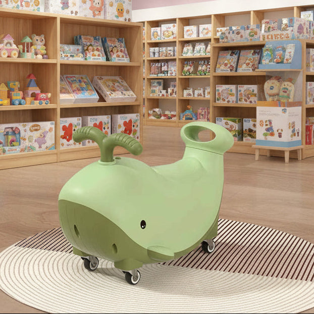 Kids Green Whale-Style Ride-On PC-007BT