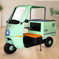 12V Kids Battery Ride-On Rickshaw MB-1618WHT