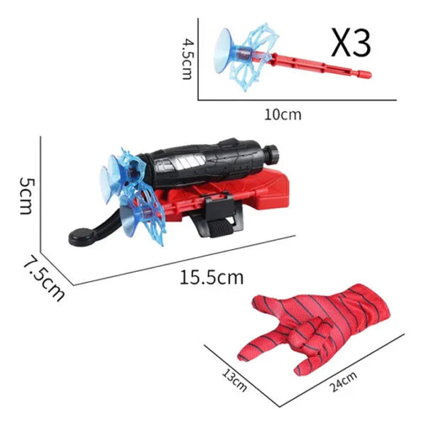 Spiderman Web Shooter Glove - Superhero Costume Toy