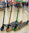 Kids Two-Wheel Scooter with Patterned Deck SKTY-0080PR