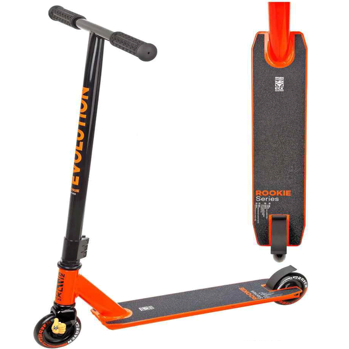 Kids Two-Wheel Scooter Orange and Black SKTY-02A