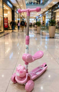 Kids Pink Kick Scooter with Seat Attachment SKTY-2301
