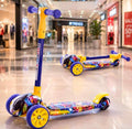 Kids Purple Yellow Graffiti Kick Scooter SKTY-328GRAFFITI
