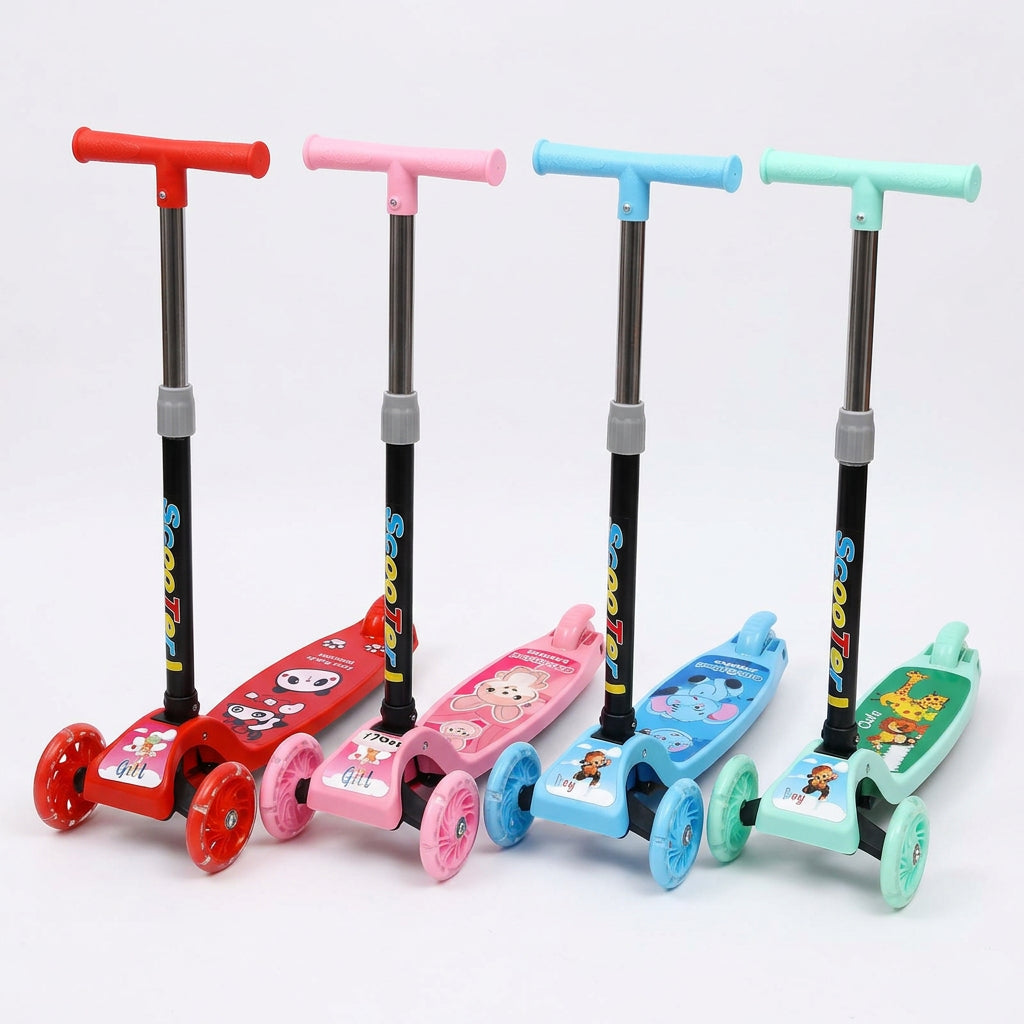 Kids Printed Three-Wheel Kick Scooter SKTY-105NEW