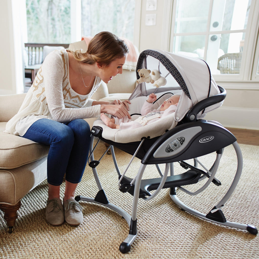 Graco Glider Elite Baby Swing SWE-10KOJI GREY COLOR