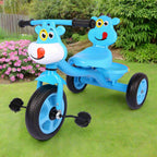 Kids Blue Cartoon-Face Tricycle T-01122
