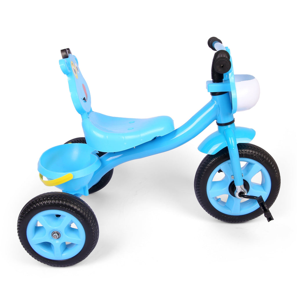 Kids Blue Cartoon-Face Tricycle T-01122