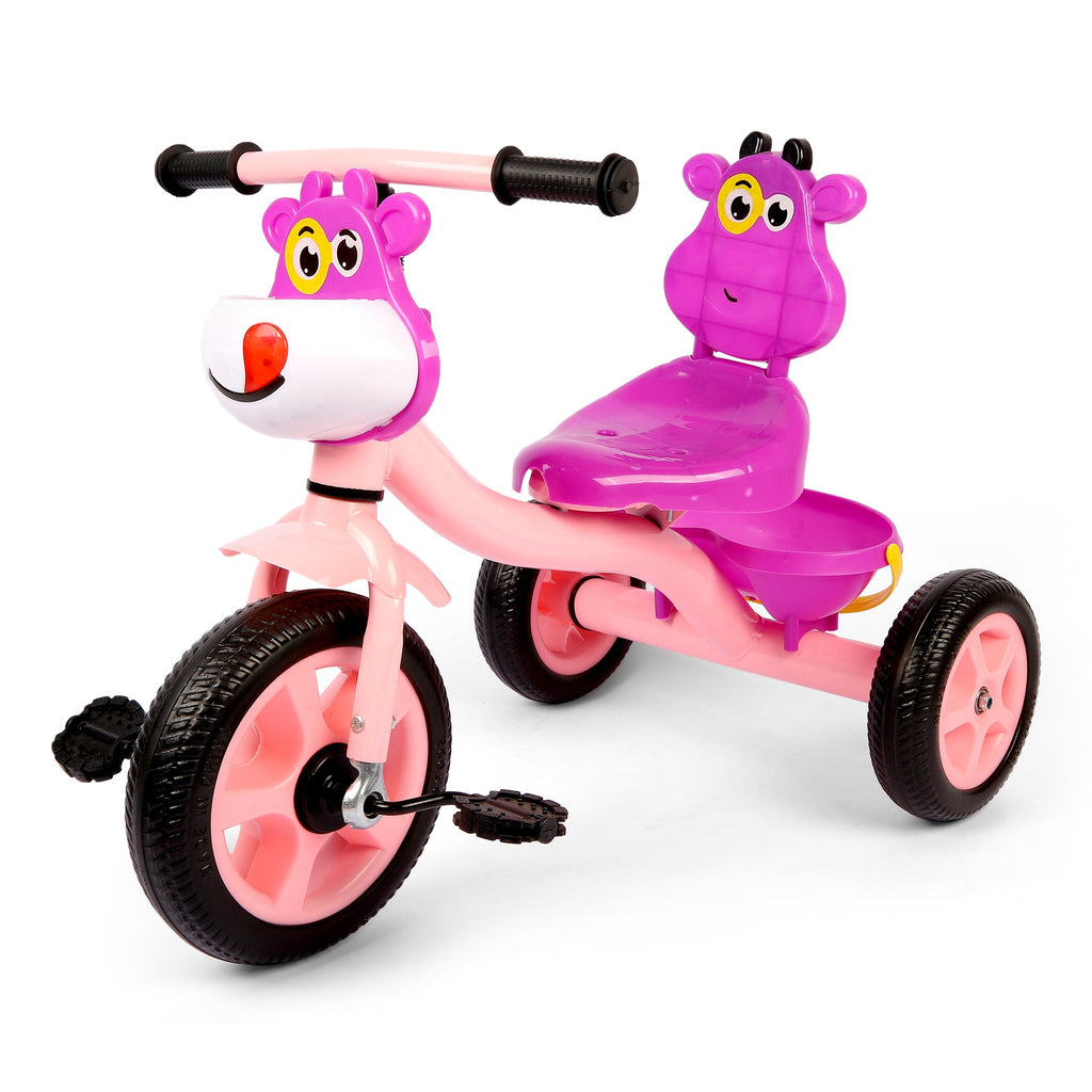 Kids Blue Cartoon-Face Tricycle T-01122