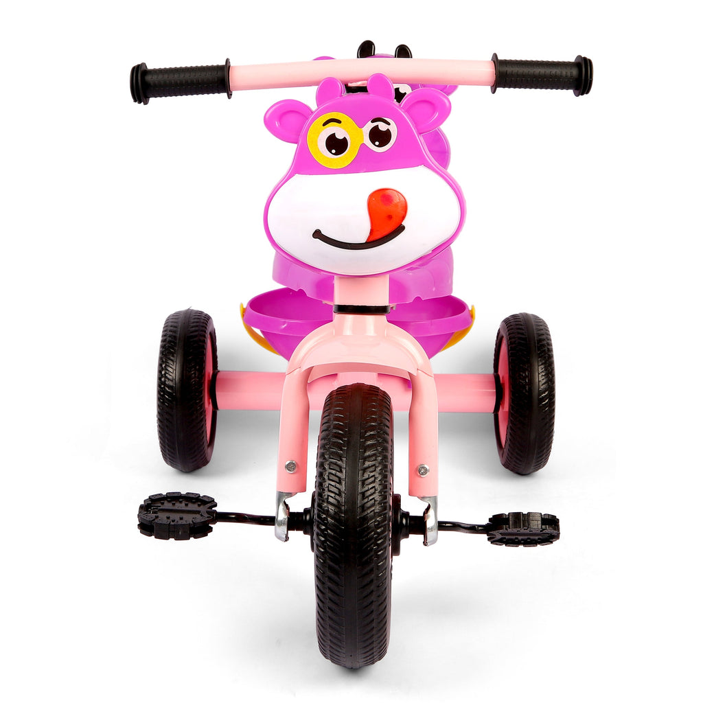 Kids Blue Cartoon-Face Tricycle T-01122