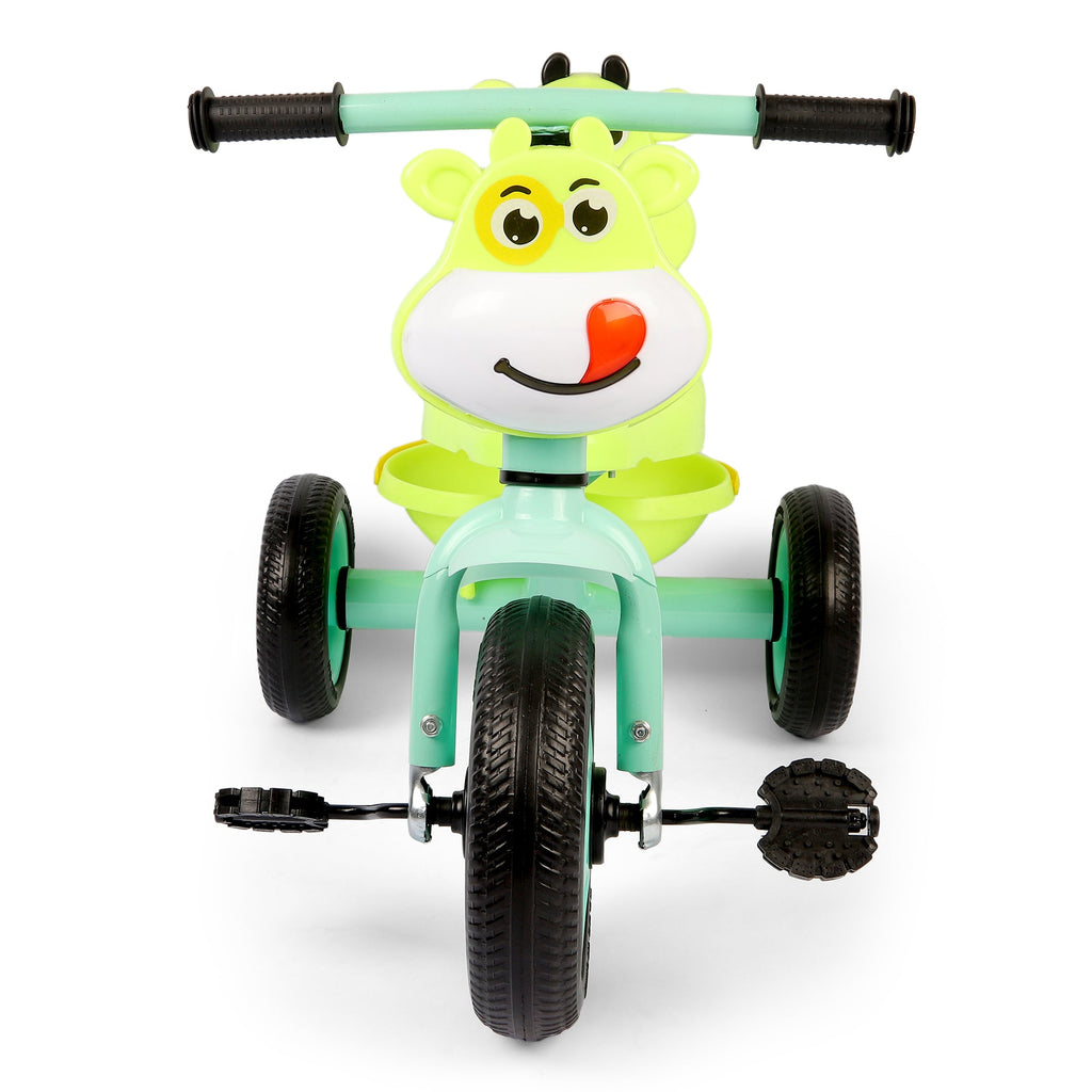 Kids Blue Cartoon-Face Tricycle T-01122