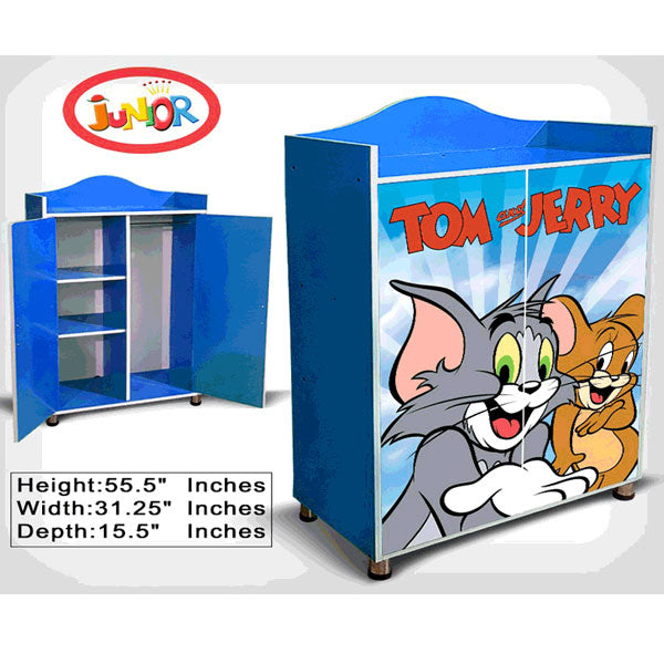 Junior Wooden Almirah Tom & Jerry