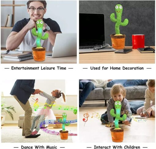 Dancing & Talking Cactus Toy - Recording & Mimicking