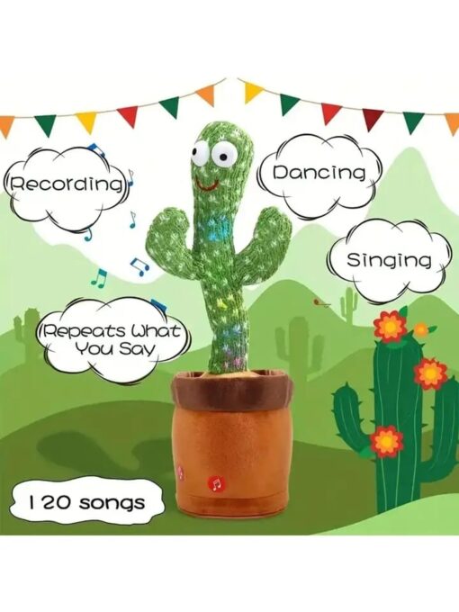 Dancing & Talking Cactus Toy - Recording & Mimicking