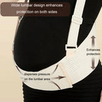 Kiddora maternity support belt with adjustable straps for pregnancy