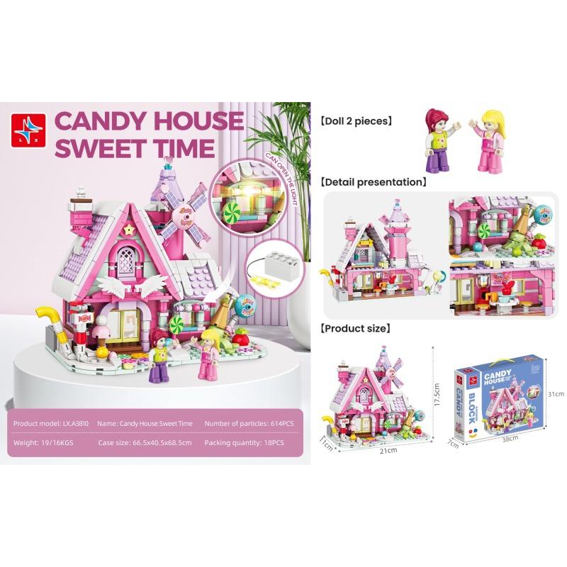 Candy House Sweet Time Building Blocks Set