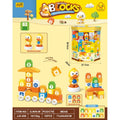 63-Piece Duck and Number Building Blocks Set