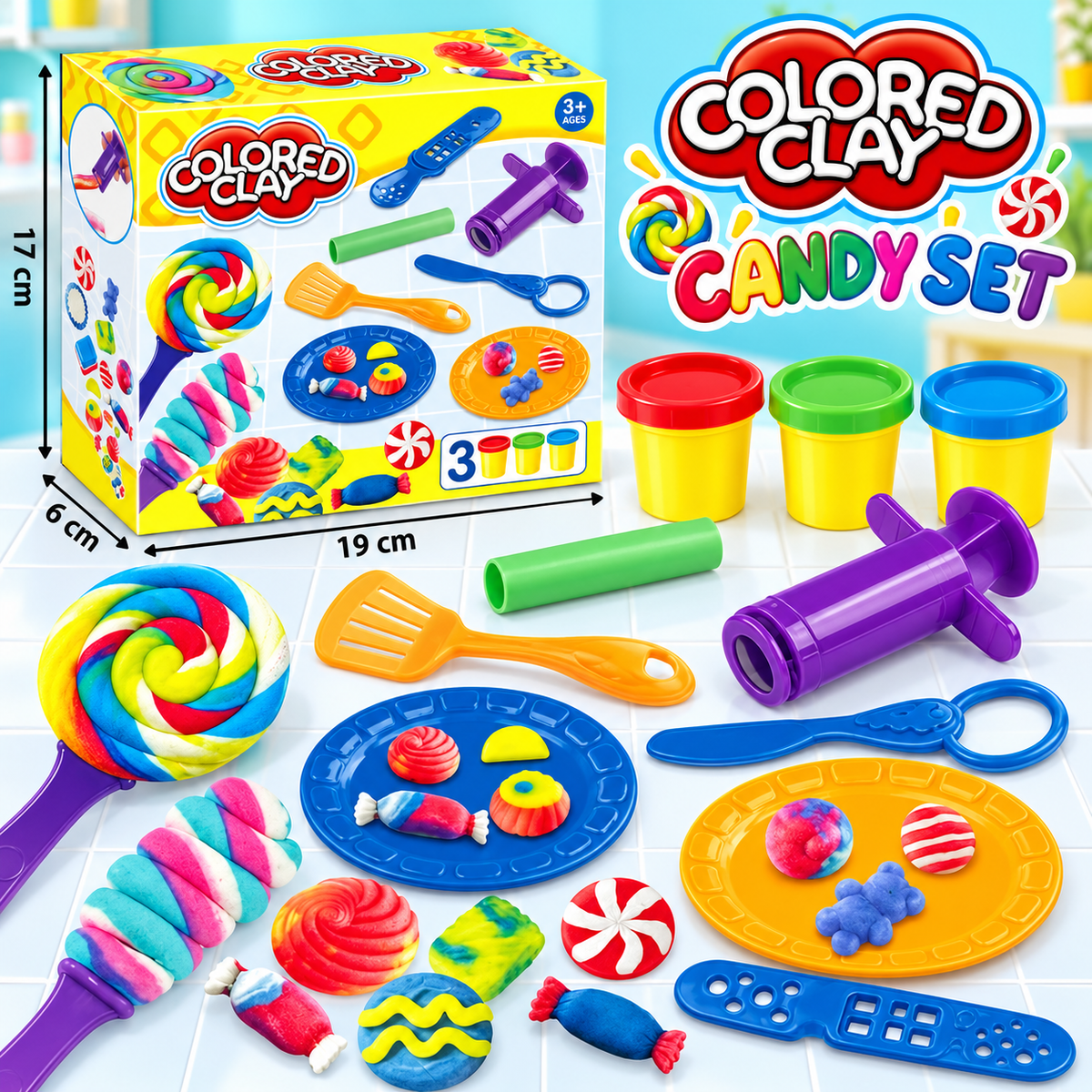 Modelling Clay Candy Making Play Set