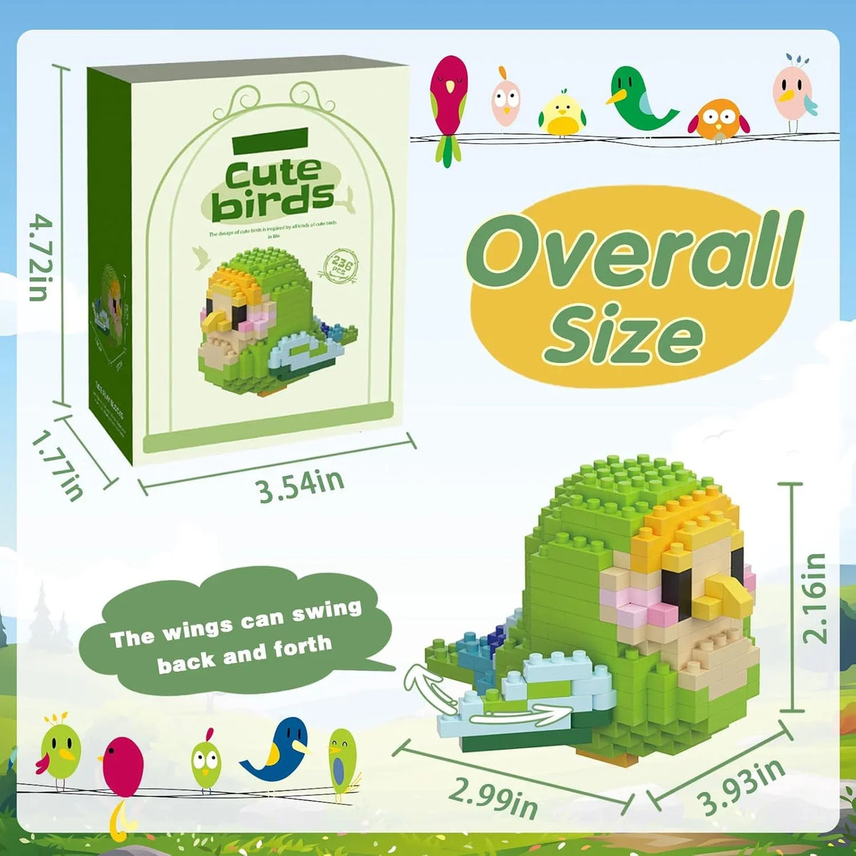Mini Bird Micro Block Set